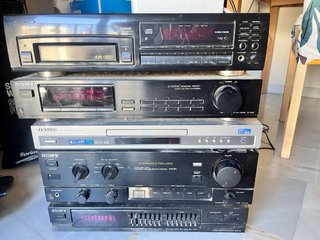 Equipo Hi-Fi Sony / Pioneer vintage completo-A