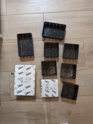 Cajas de conexión Solera para empotrar