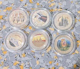 Lote 6 Monedas Conmemorativas 2€ España