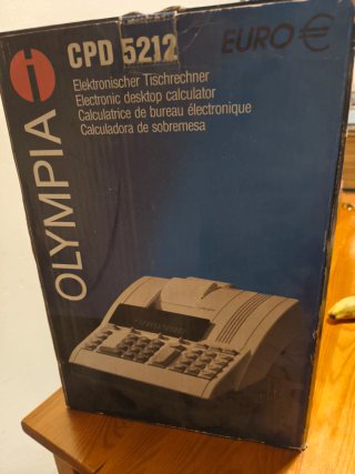 Calculadora con Impresora Olympia CPD 5212