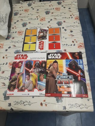 Colección cromos Star Wars: Álbum y cartas