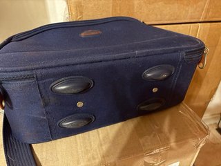 Maletín de Viaje Carry Mate Azul Maquillaje