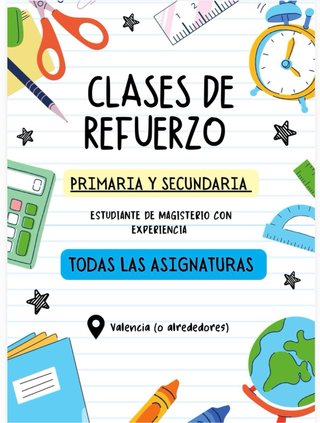 Clases particulares primaria y ESO