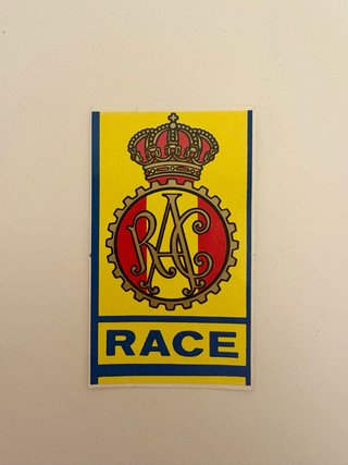 Pegatina RACE años 80