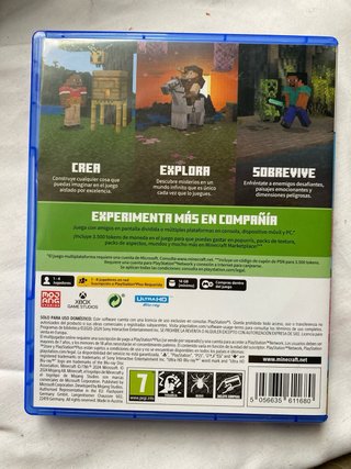 Juego Minecraft de PlayStation 5