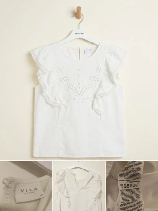 Blusa blanca vila