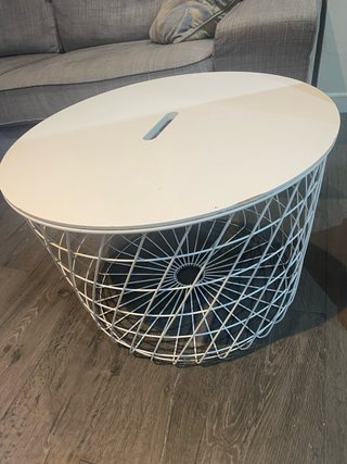 Mesa ratona de almacenaje IKEA