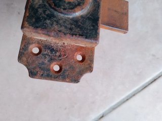 Cerradura antigua puerta/ventana madera