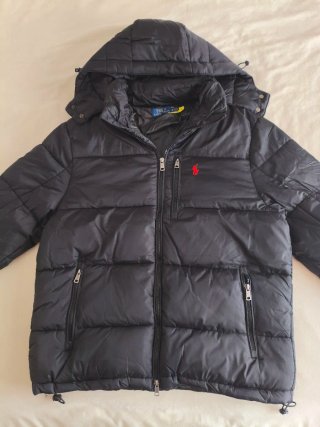 Abrigo acolchado Ralph Lauren negro