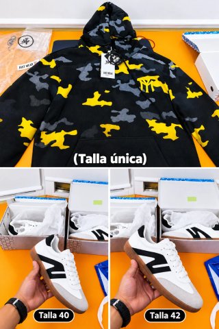 Sudadera  Camuflaje y 2 zapatillas