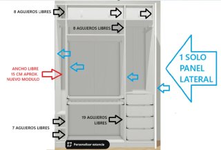 Armario modular a medida