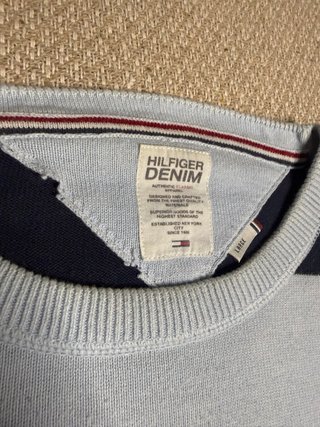 Jersey Tommy Hilfiger Rayas Marino Azul
