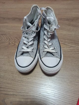 Zapatillas Converse Plateadas Talla 36