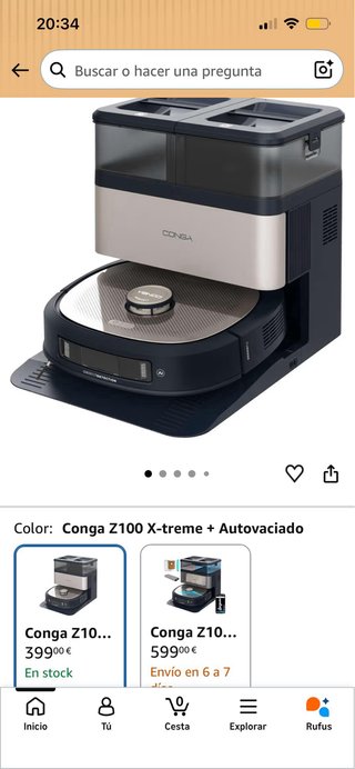 Conga z100 Robot Aspirador