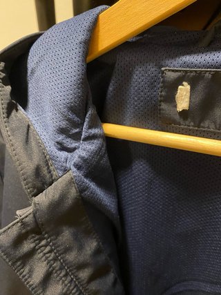 Chaqueta Cortavientos Impermeable Azul (11 años)