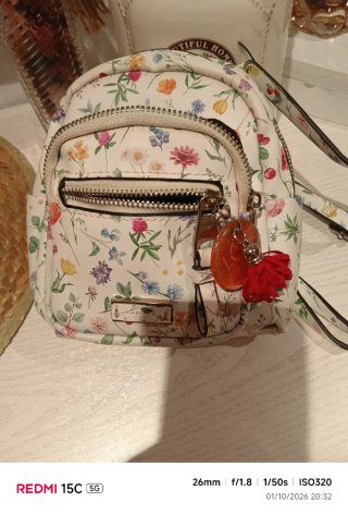 Mini Mochila Parfois Estampado Floral