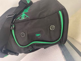 Paletero Dunlop Elite Negro y Verde