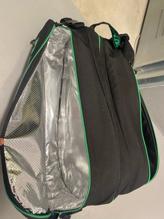 Paletero Dunlop Elite Negro y Verde