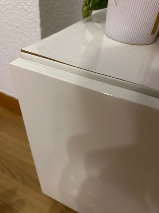 Mueble TV blanco madera