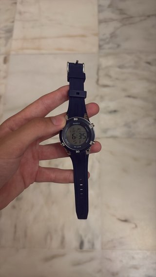 Reloj Marea Azul y Plata
