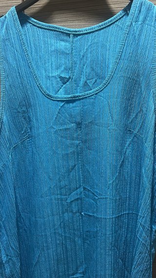 Vestido largo azul