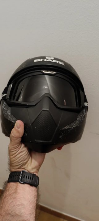 Casco Moto Shark Negro