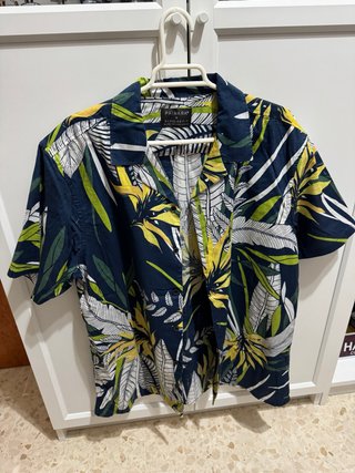 Camisa Hawaiana Primark Estampada Talla M