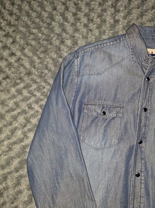 Camisa Vaquera INS&CO Talla S Denim Western