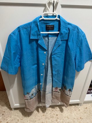 Camisa Hawaiana Estampada Primark Talla M