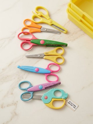 Set de 6 Tijeras Creativas para Niños