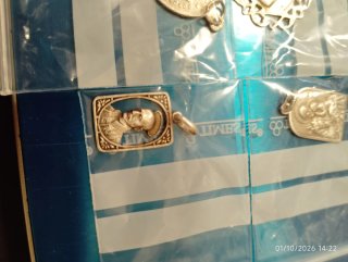 Lote Plata 925 "colgantes Cristianos Antiguos"