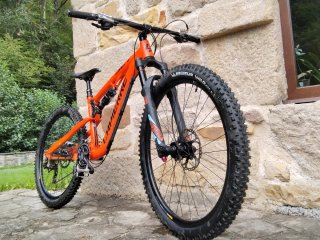 Bicicleta de Enduro Lapierre Naranja