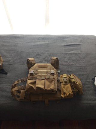 Chaleco Táctico Conquer color Tan