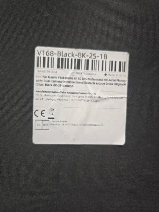 Dron V168 Pro GPS Plegable Negro