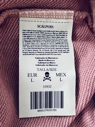 Jersey Scalpers Hombre Rosa Talla L