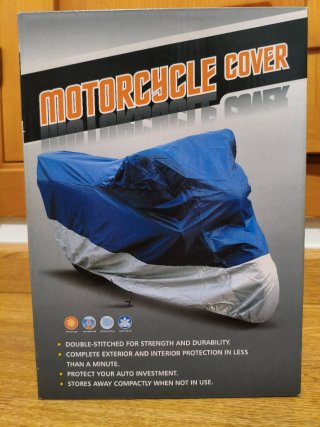 Funda moto BIHR XL NUEVA – impermeable + Protec UV