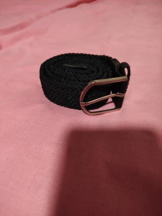 Cinturón Trenzado Negro