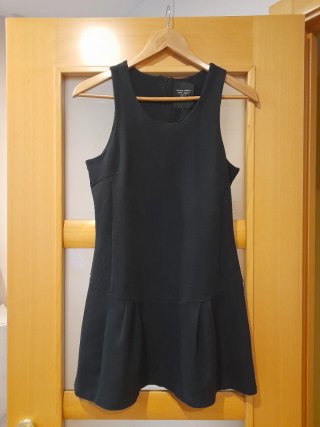 Vestido Negro Zara Talla M