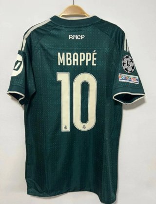 Camiseta Real Madrid Mbappé 10 Verde