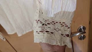 Camisa Romántica Color Vainilla