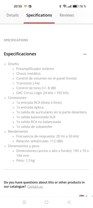 Etapa y Previo Tangent PowerAmpster II CHOLLO HIFI