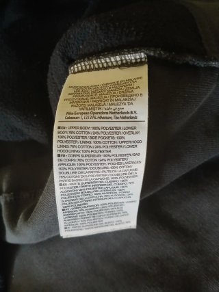 Chaqueta Nike Negra y Gris Talla L