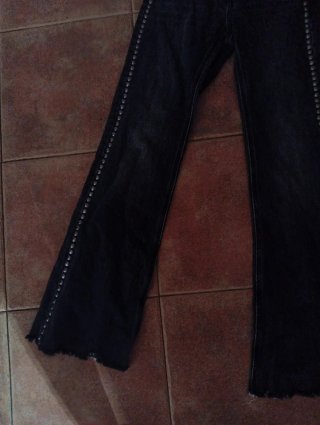 Tejanos Stradivarius Negros Talla XXS de campana
