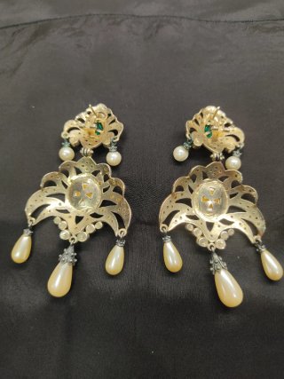 Pendientes Plata Envejecida Vintage