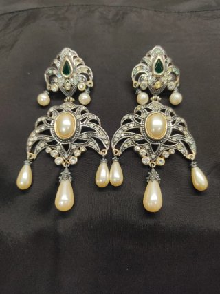 Pendientes Plata Envejecida Vintage
