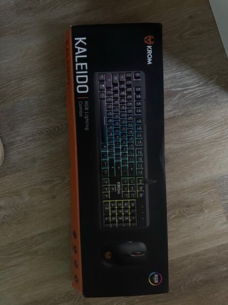 Teclado y Ratón Krom Kaleido RGB Gaming