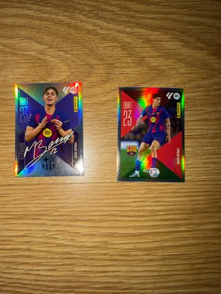 Lote 2 cromos Marc Bernal Panini 26/27