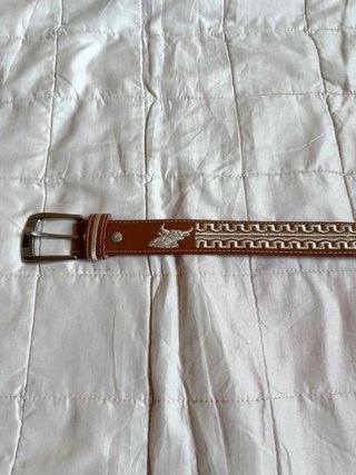 Cintura in vera pelle stile western / etnico