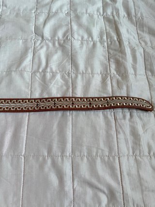 Cintura in vera pelle stile western / etnico