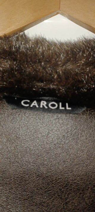 Abrigo Caroll Marrón con Forro de Pelo